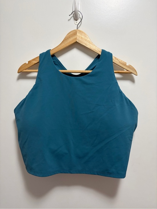 Athleta Tops - Athleta Conscious Crop D-DD+ High Neck Cropped Athletic Top with Sports Bra 2X